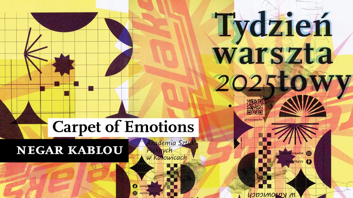 Workshop poster: Carpet of Emotions, Tydzień warsztatowy 2025